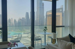 Spacious 3 BR, wide open views to Burj Khalifa, Fountain & Entire Downtown Dubai